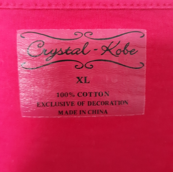 WOMEN'S SHORT SLEEVE TOP EMBELLISHED T-SHIRT - Picture 4 of 4